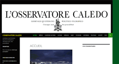 Desktop Screenshot of losservatore-caledo.com
